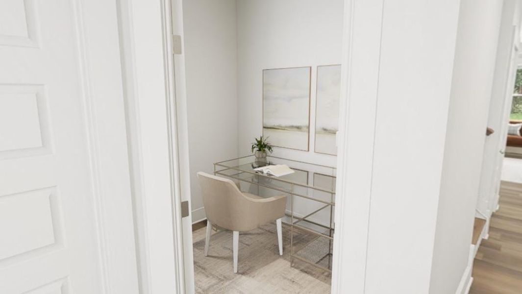 Furnished interior view inside a new home in Golden Gate, High Point (Image 9).