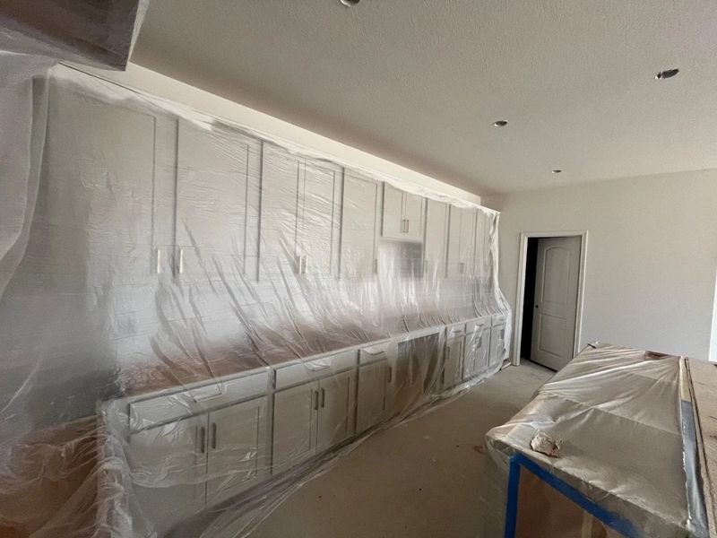 In-progress construction of a new home in Lariat, Liberty Hill, TX (Image 8).