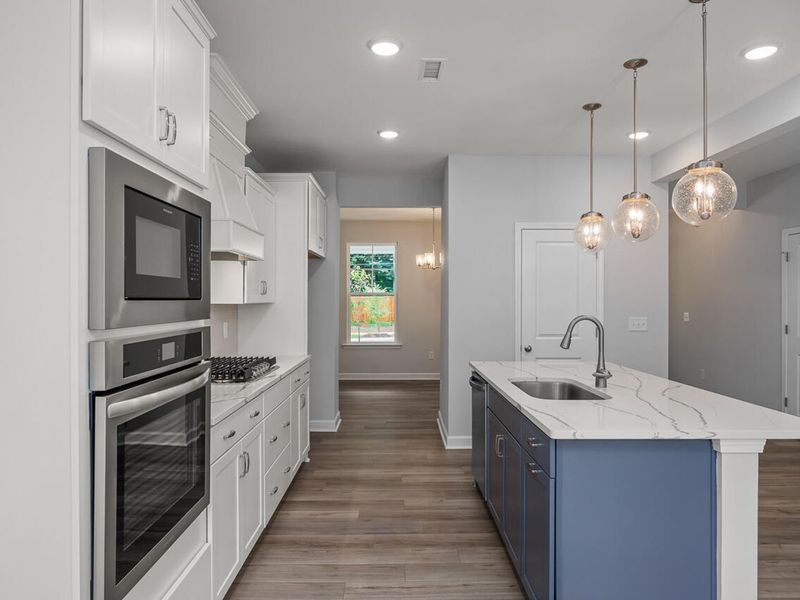 Furnished interior view inside a new home in Sage on North Main, Wake Forest (Image 5). Furnished interior view inside a new home in Sage on North Main, Wake Forest (Image 5).