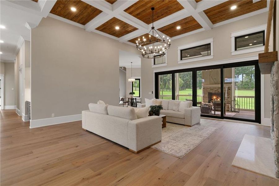 Furnished interior view inside a new home in , Canton (Image 41).