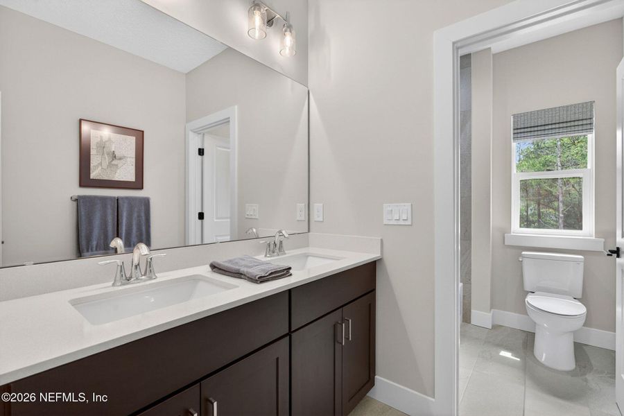 Furnished interior view inside a new home in SilverLeaf, St. Augustine (Image 42).