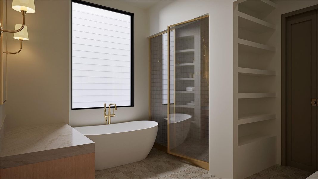 Primary Bath Rendering