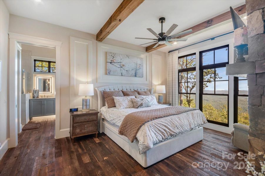 Furnished interior view inside a new home in , Lake Toxaway (Image 7). Furnished interior view inside a new home in , Lake Toxaway (Image 7).