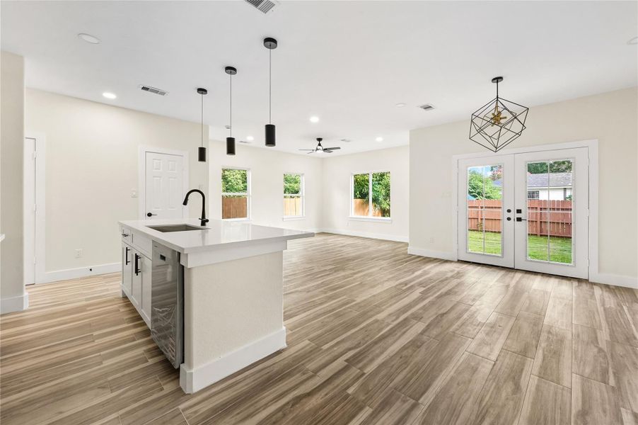 Spacious, unfurnished interior of a new home in , Houston (Image 10). Spacious, unfurnished interior of a new home in , Houston (Image 10).