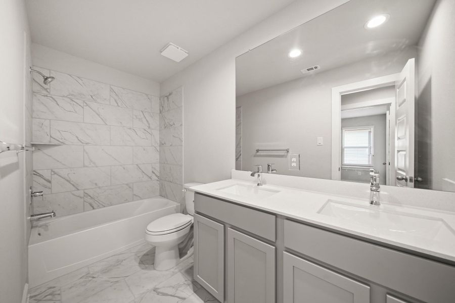 Furnished interior view inside a new home in Morton Creek Ranch, Katy (Image 4).