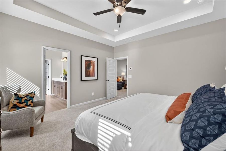 Furnished interior view inside a new home in Meadowbrook, Cartersville (Image 15). Furnished interior view inside a new home in Meadowbrook, Cartersville (Image 15).