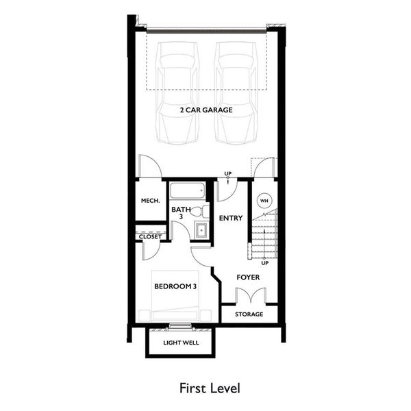 2D floor plan layout of this home in Hayden Westside, Atlanta, GA (Image 3). 2D floor plan layout of this home in Hayden Westside, Atlanta, GA (Image 3).