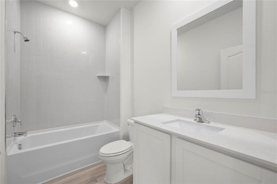 Furnished interior view inside a new home in Gum Lake Preserve, Lake Alfred (Image 4).