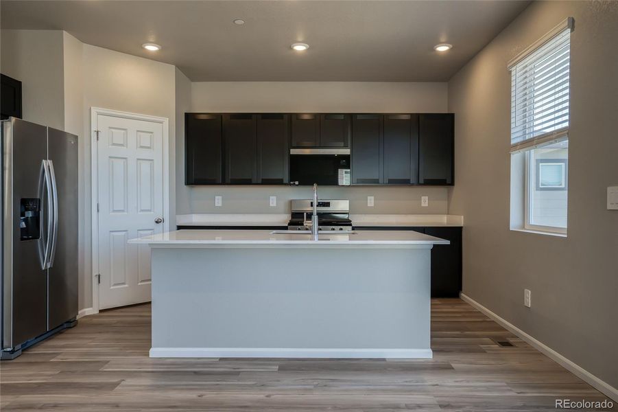 Furnished interior view inside a new home in Buffalo Highlands: The Flora Collection, Commerce City (Image 6).