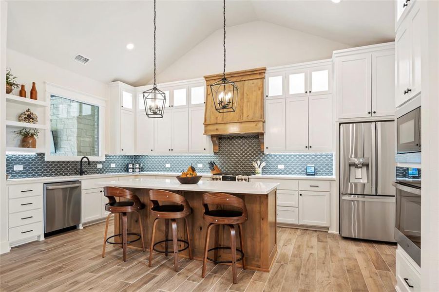 Furnished interior view inside a new home in Lincoln Pointe, Van Alstyne (Image 11).