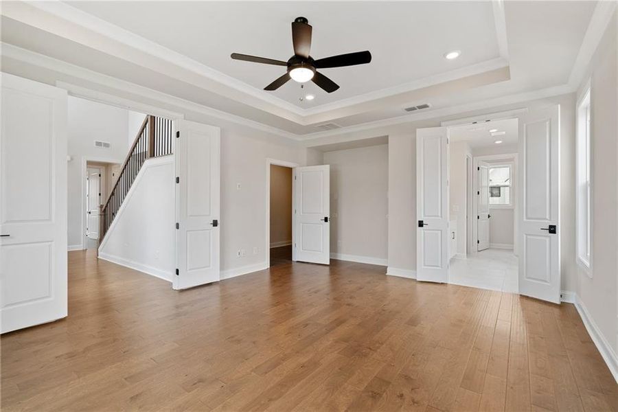 Spacious, unfurnished interior of a new home in Promenade at Sawnee Village, Cumming (Image 26).