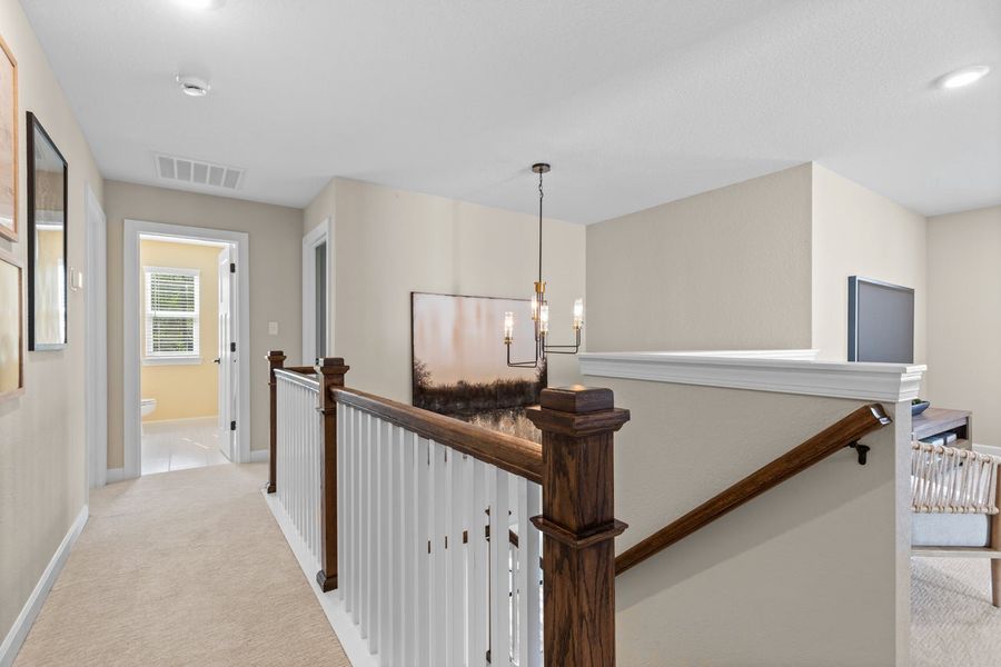 Representative furnished interior of a home built from the The Waverunner by Chesapeake Homes in Coastal Club of the Carolinas, Calabash (Image 20).