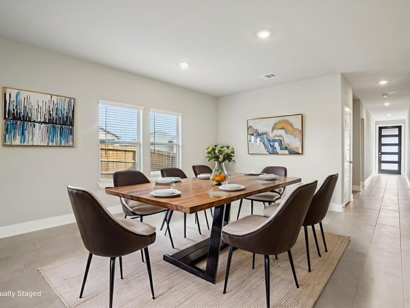 Furnished interior view inside a new home in Lark Canyon, New Braunfels (Image 5).