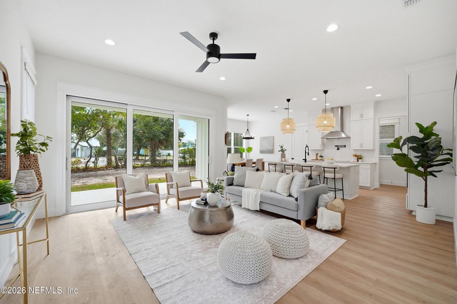 Furnished interior view inside a new home in , Jacksonville Beach (Image 7).