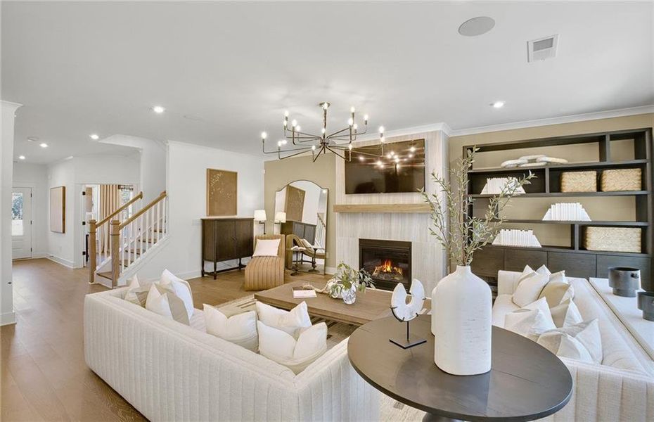 Furnished interior view inside a new home in Berkeley Mill, Cumming (Image 6).