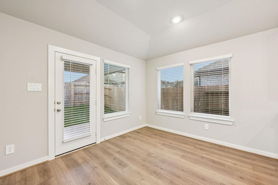 Photo is not of the actual home, but is an inspirational photo of builder’s model home and may depict options, furnishings, and/or decorator features that are not included