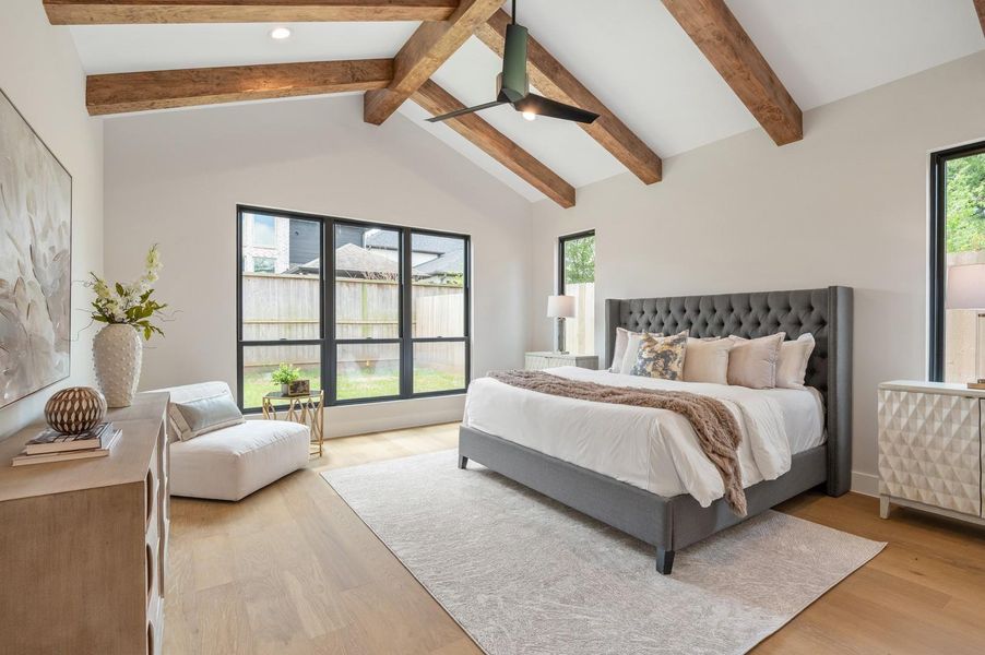 Furnished interior view inside a new home in , Houston (Image 26).