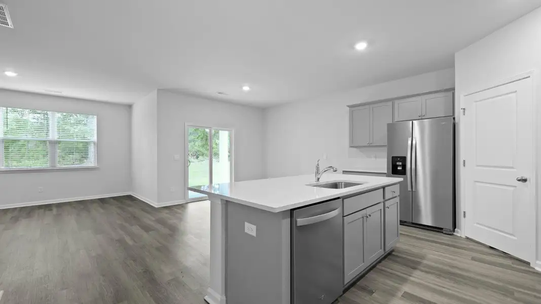 Furnished interior view inside a new home in Hillcrest, Ravenel (Image 5). Furnished interior view inside a new home in Hillcrest, Ravenel (Image 5).