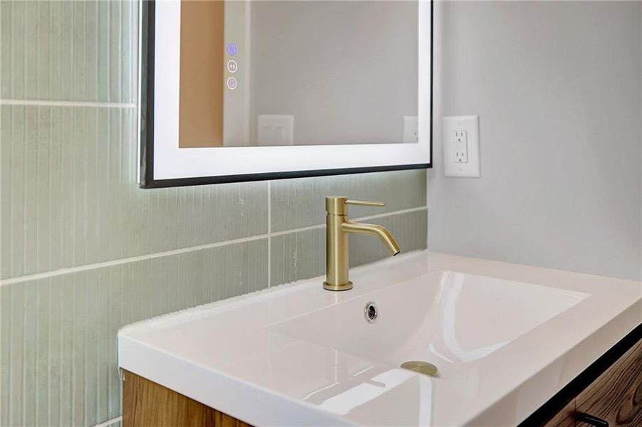 Close-up of interior finishes inside a home in , Atlanta (Image 22).