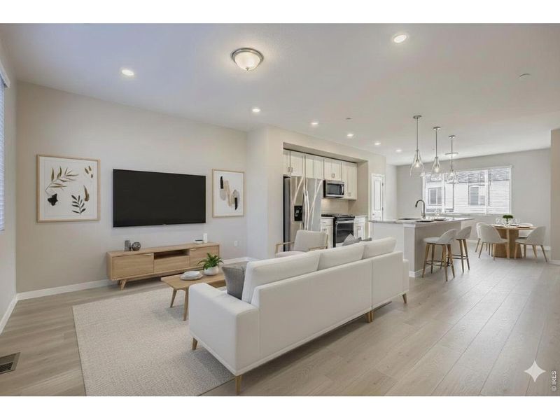 Furnished interior view inside a new home in , Fort Collins (Image 3).