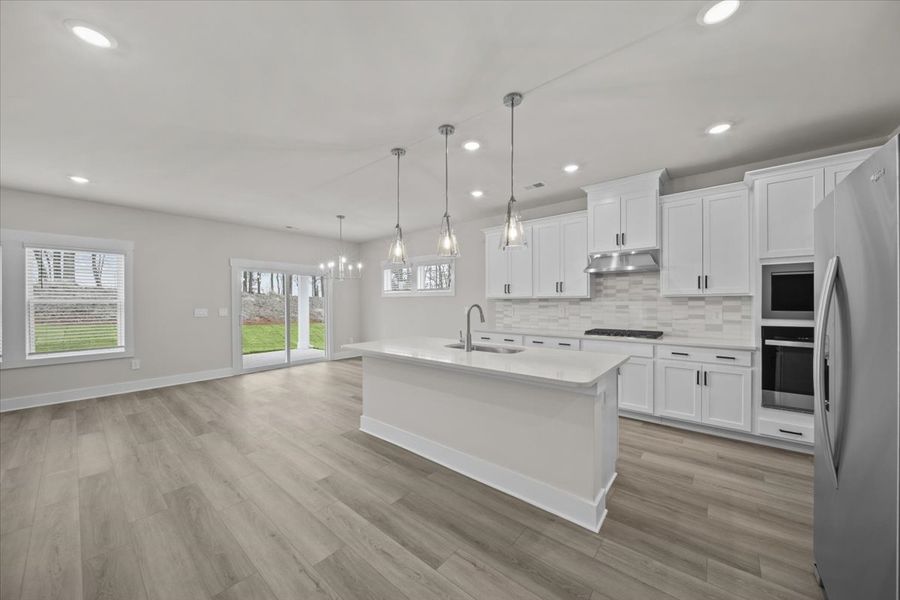 Furnished interior view inside a new home in Cedar Shoals - Signature Collection, Piedmont (Image 6).