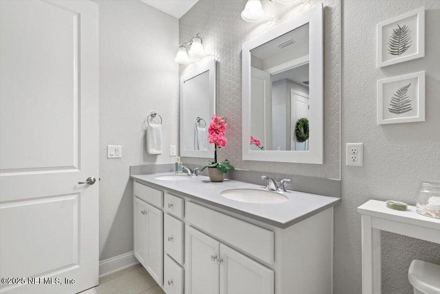 Furnished interior view inside a new home in , Jacksonville (Image 26). Furnished interior view inside a new home in , Jacksonville (Image 26).