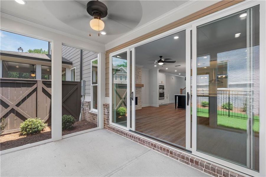 Exterior details and patio area of a home in , Peachtree Corners (Image 35).
