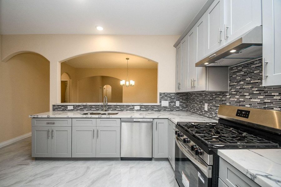 Furnished interior view inside a new home in , Houston (Image 11).