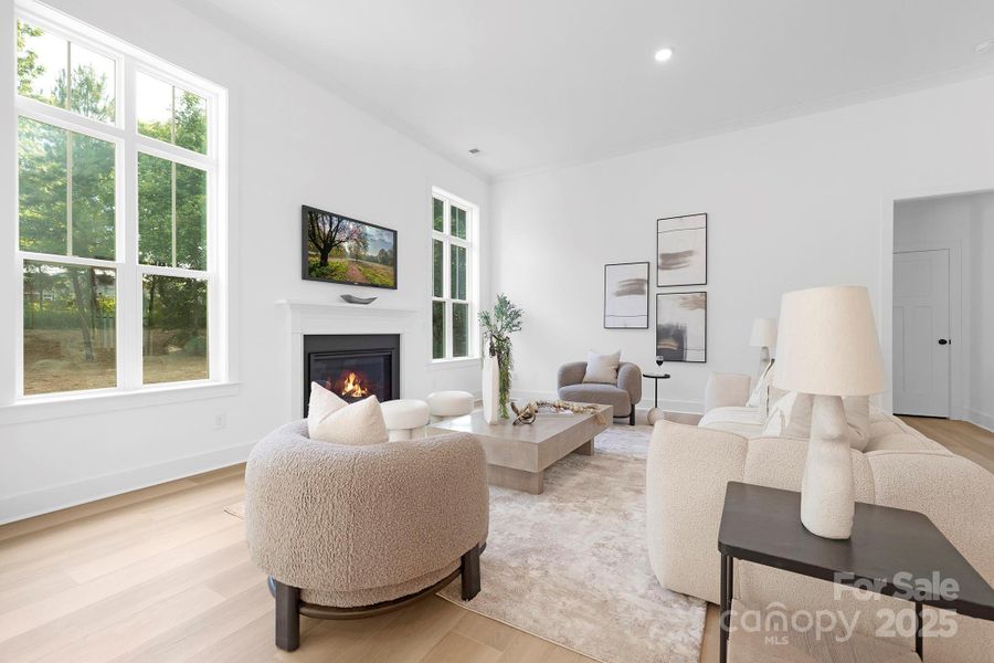 Furnished interior view inside a new home in , Clover (Image 11). Furnished interior view inside a new home in , Clover (Image 11).