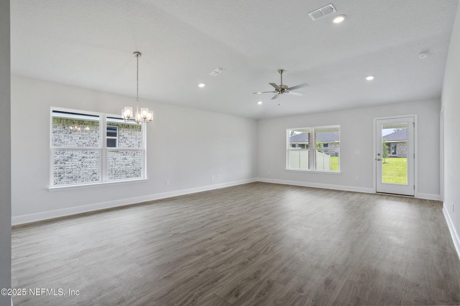 Spacious, unfurnished interior of a new home in Shadow Crest at Rolling Hills, Green Cove Springs (Image 11). Spacious, unfurnished interior of a new home in Shadow Crest at Rolling Hills, Green Cove Springs (Image 11).