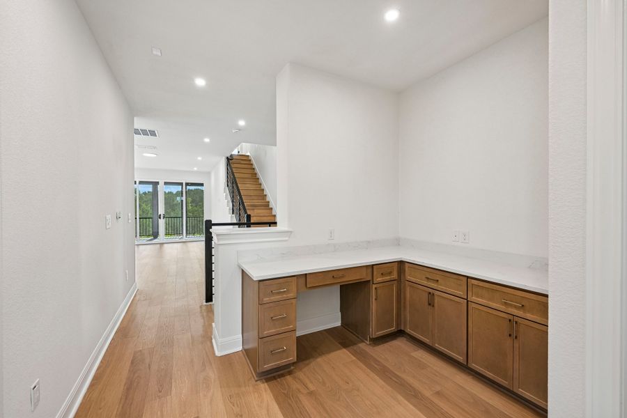 Furnished interior view inside a new home in Foxfield, Austin (Image 8).