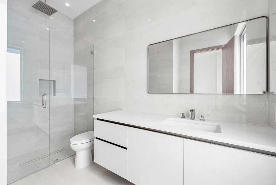 Furnished interior view inside a new home in , Delray Beach (Image 16). Furnished interior view inside a new home in , Delray Beach (Image 16).