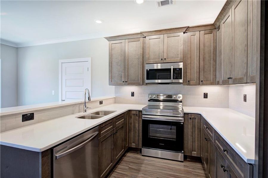 Furnished interior view inside a new home in , Cartersville (Image 6).
