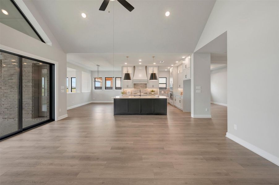 Furnished interior view inside a new home in Harvest Green 65', Richmond (Image 5).