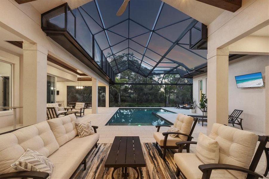 Exterior details and patio area of a home in , Sarasota (Image 3). Exterior details and patio area of a home in , Sarasota (Image 3).