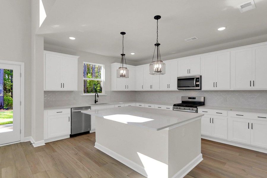 Furnished interior view inside a new home in , Ravenel (Image 9).