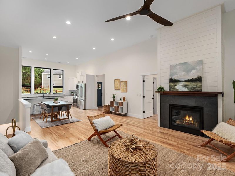 Open floorplan allows for easy connection between living spaces