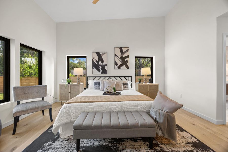 Furnished interior view inside a new home in , Austin (Image 15). Furnished interior view inside a new home in , Austin (Image 15).