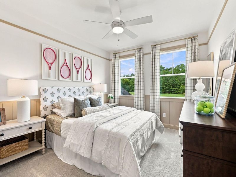 Furnished interior view inside a new home in Rockport, Wake Forest (Image 38).