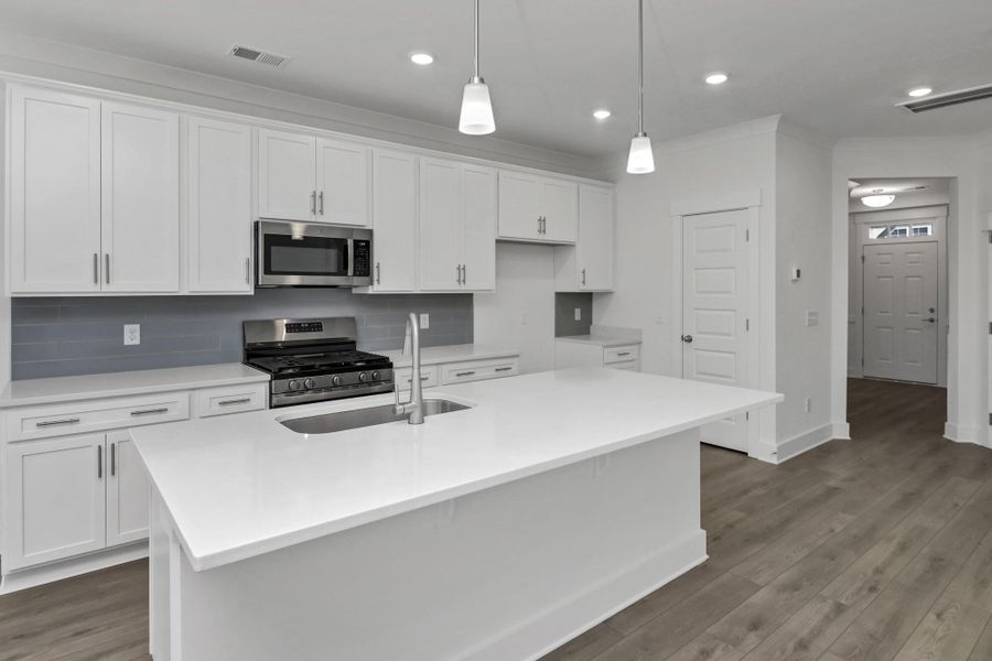 Furnished interior view inside a new home in Lake Carolina Townhomes, Columbia (Image 8).