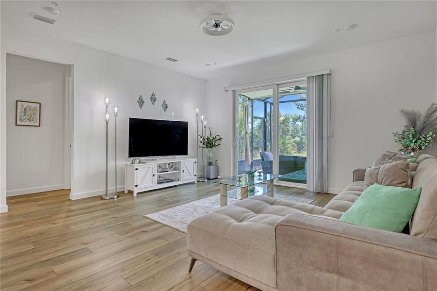 Furnished interior view inside a new home in The Timbers at Everlands, Palm Bay (Image 13).