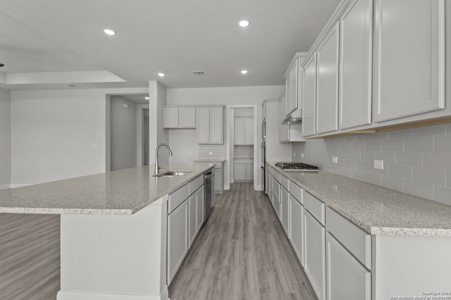 Furnished interior view inside a new home in Stillwater Ranch 45', San Antonio (Image 11).