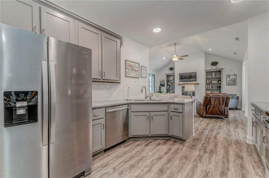 Furnished interior view inside a new home in , Cartersville (Image 27).