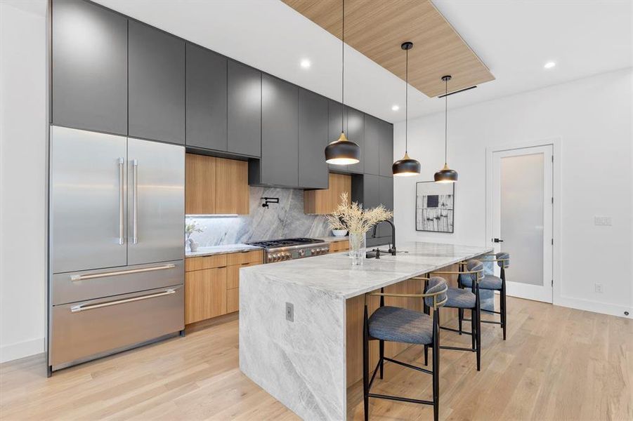 Furnished interior view inside a new home in , Dallas (Image 19).