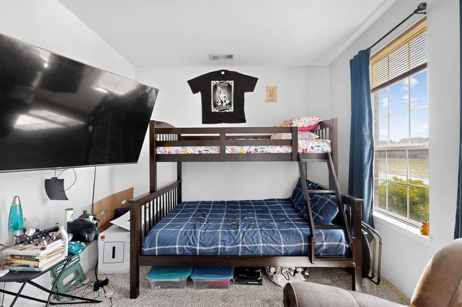 View of carpeted bedroom View of carpeted bedroom