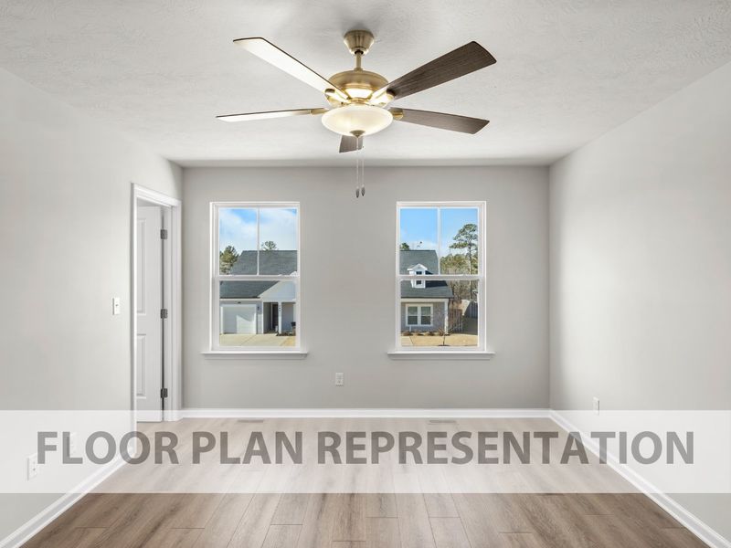 Spacious, unfurnished interior of a new home in Caroleton Townhomes, Grovetown (Image 9).