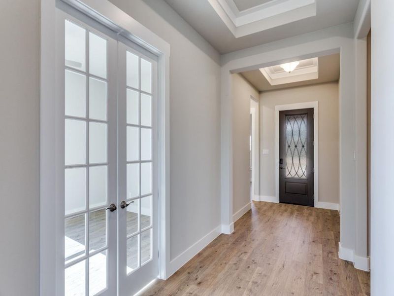 Entry Hall and office