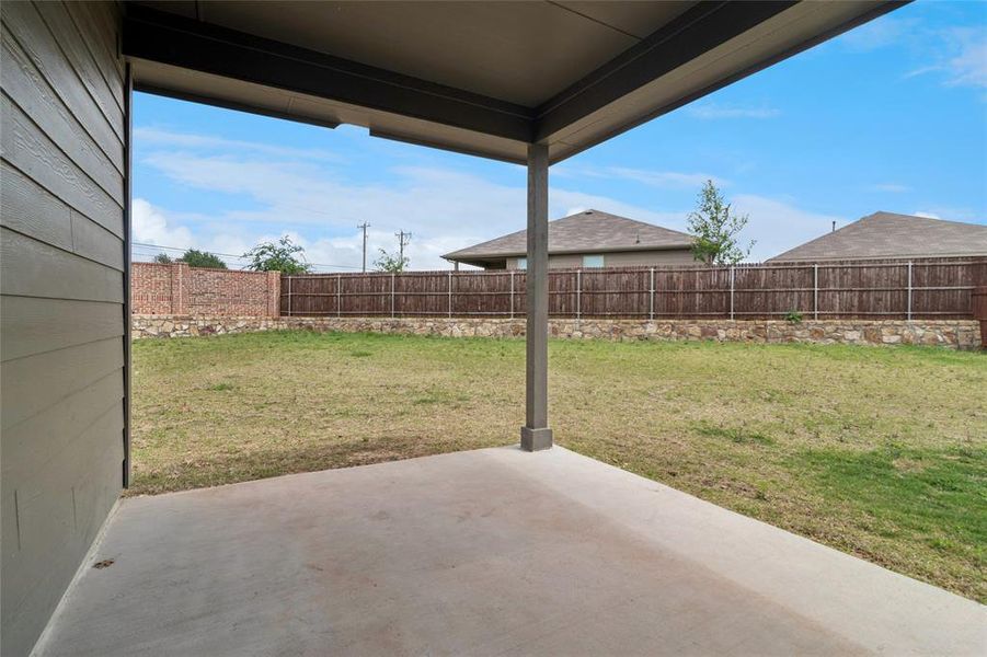 Exterior details and patio area of a home in , Fort Worth (Image 17). Exterior details and patio area of a home in , Fort Worth (Image 17).