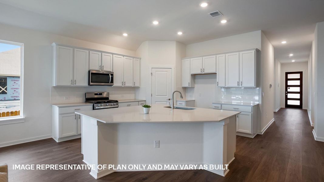 Furnished interior view inside a new home in Rosenbusch Ranch, Leander (Image 11).