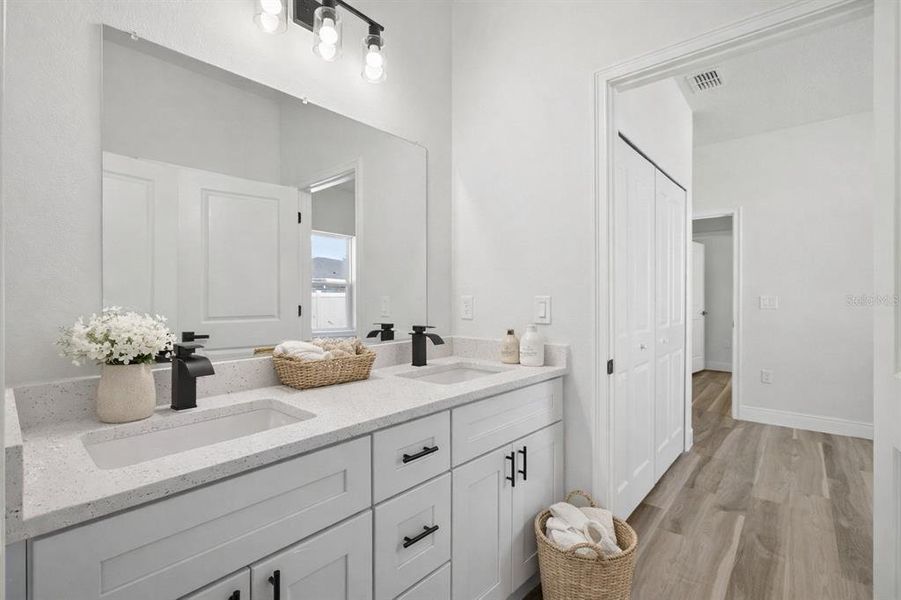 Furnished interior view inside a new home in , Ocala (Image 8).